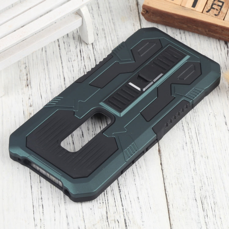 For vivo V17 Pro Vanguard Warrior All Inclusive Double-color Shockproof TPU + PC Phone Case with Holder