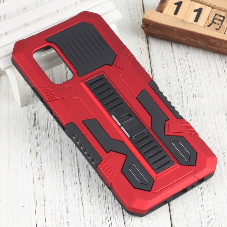 For vivo V19 Indonesia Version Vanguard Warrior All Inclusive Double-color Shockproof TPU + PC Phone Case with Holder