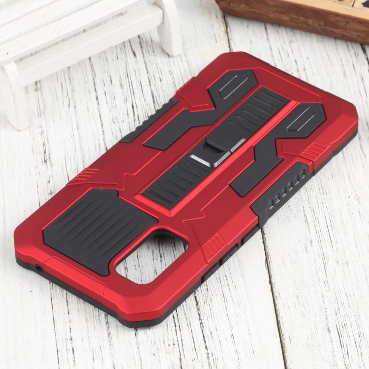 For vivo V19 Indonesia Version Vanguard Warrior All Inclusive Double-color Shockproof TPU + PC Phone Case with Holder