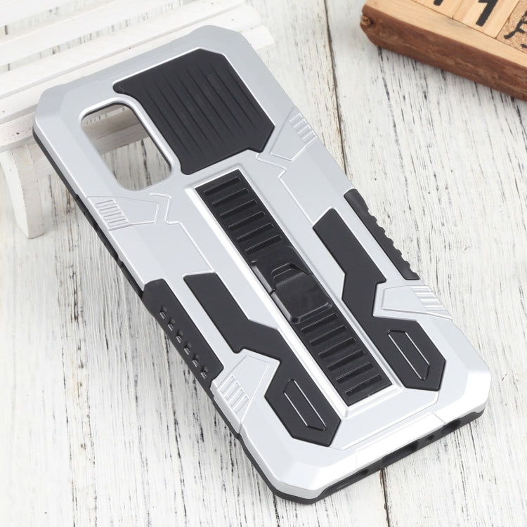 For vivo V19 Indonesia Version Vanguard Warrior All Inclusive Double-color Shockproof TPU + PC Phone Case with Holder