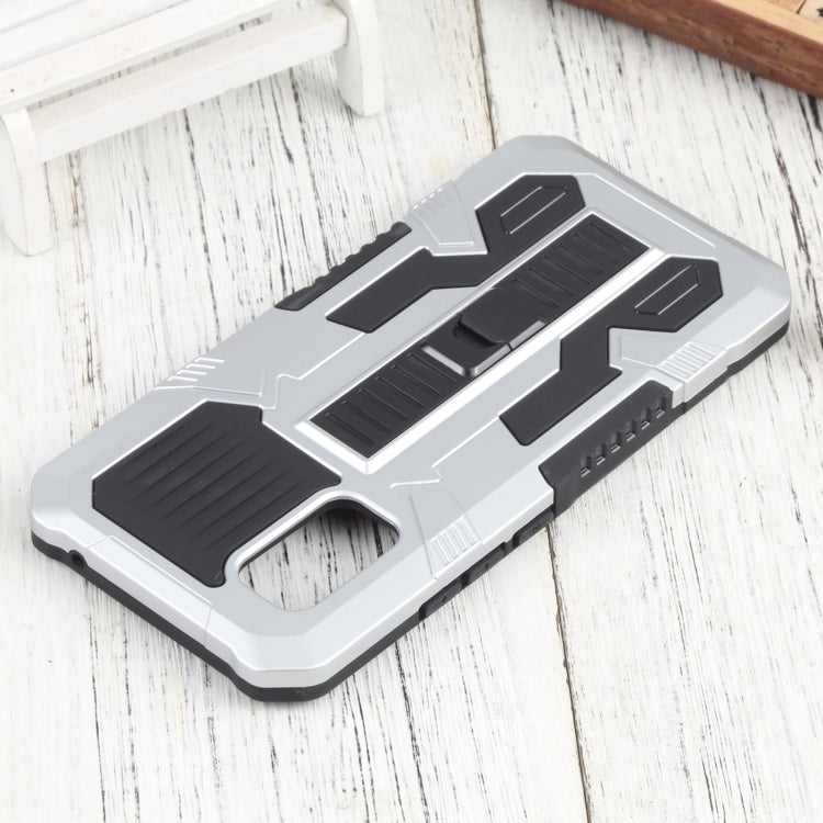 For vivo V19 Indonesia Version Vanguard Warrior All Inclusive Double-color Shockproof TPU + PC Phone Case with Holder