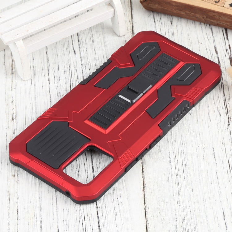 For vivo V20 Vanguard Warrior All Inclusive Double-color Shockproof TPU + PC Phone Case with Holder