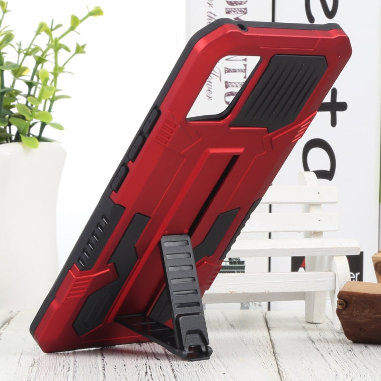 For vivo V20 Vanguard Warrior All Inclusive Double-color Shockproof TPU + PC Phone Case with Holder