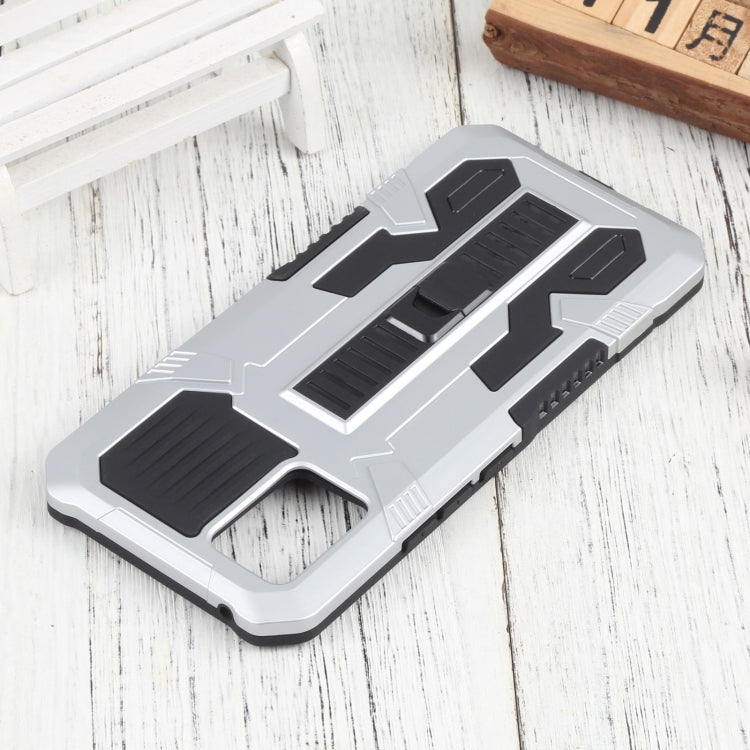 For vivo V20 Vanguard Warrior All Inclusive Double-color Shockproof TPU + PC Phone Case with Holder