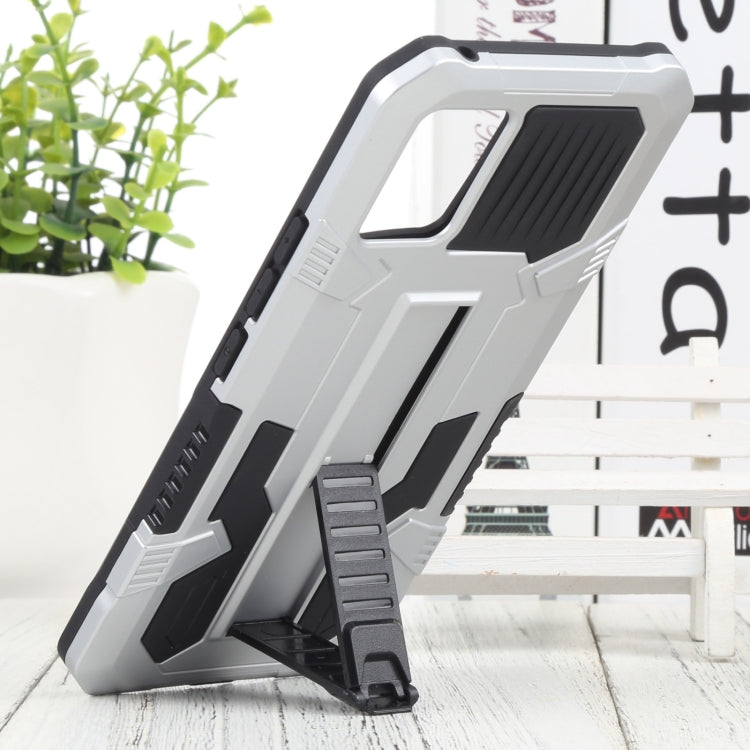 For vivo V20 Vanguard Warrior All Inclusive Double-color Shockproof TPU + PC Phone Case with Holder