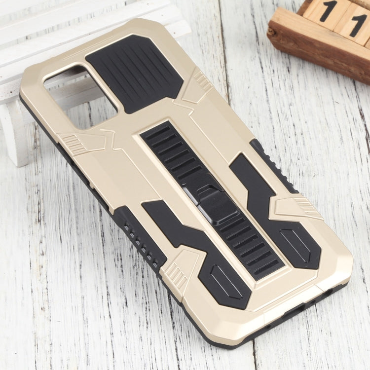 For vivo V20 Vanguard Warrior All Inclusive Double-color Shockproof TPU + PC Phone Case with Holder