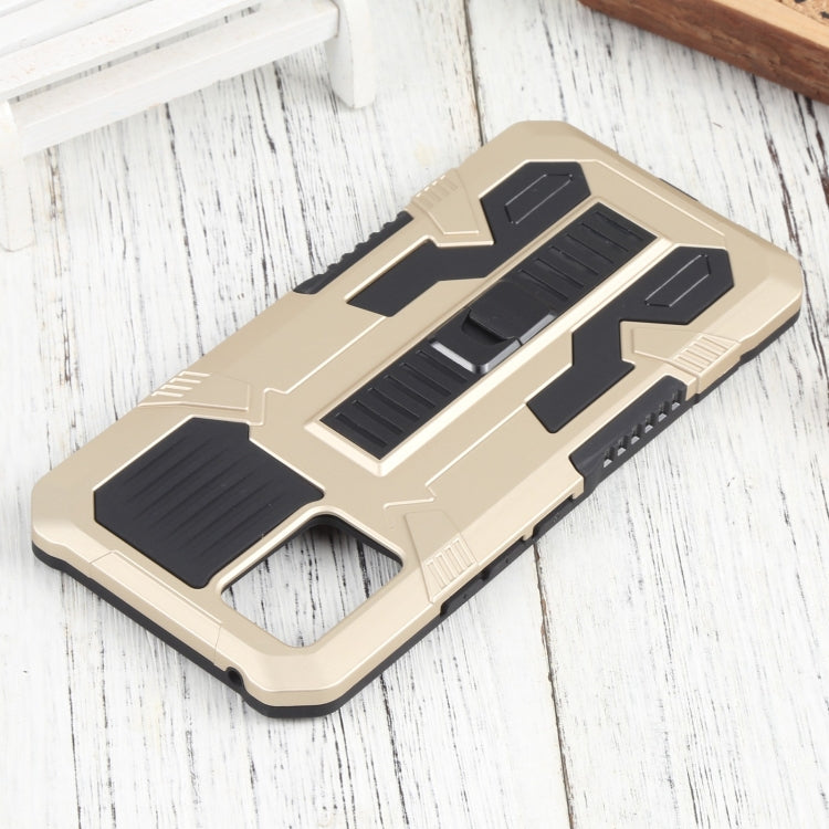 For vivo V20 Vanguard Warrior All Inclusive Double-color Shockproof TPU + PC Phone Case with Holder