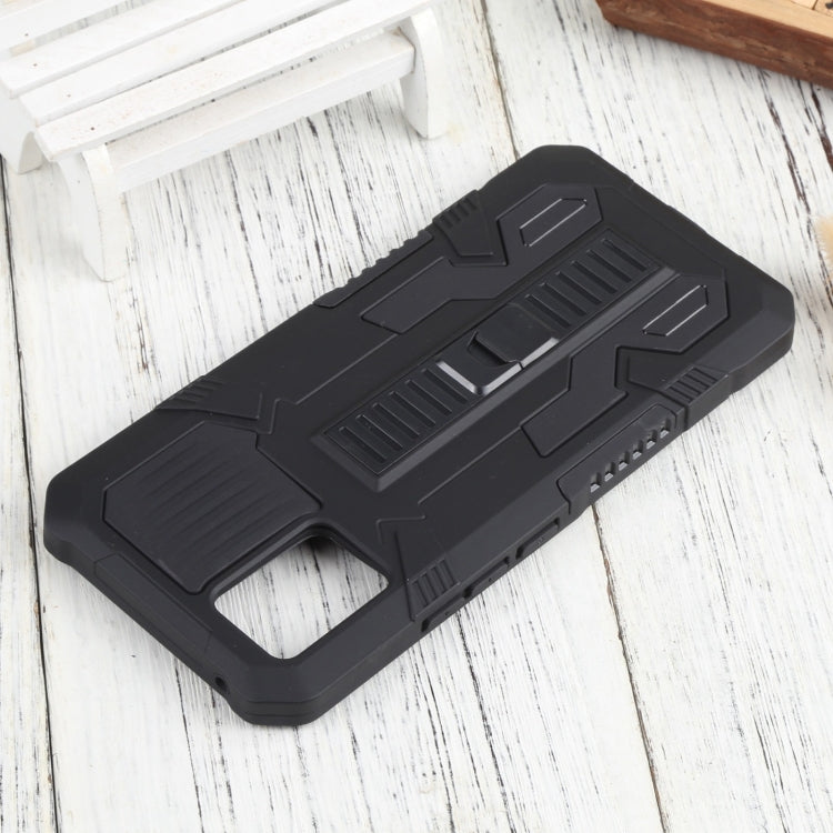 For vivo V20 Vanguard Warrior All Inclusive Double-color Shockproof TPU + PC Phone Case with Holder