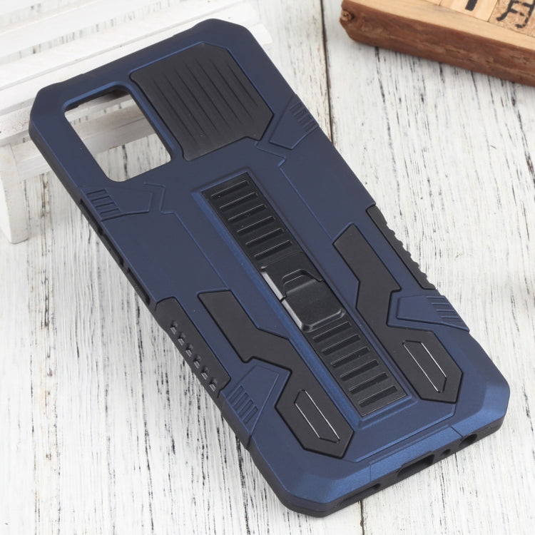 For vivo V20 Vanguard Warrior All Inclusive Double-color Shockproof TPU + PC Phone Case with Holder