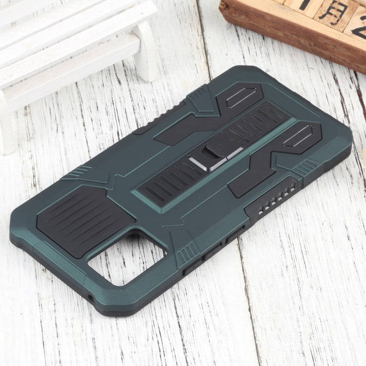 For vivo V20 Vanguard Warrior All Inclusive Double-color Shockproof TPU + PC Phone Case with Holder