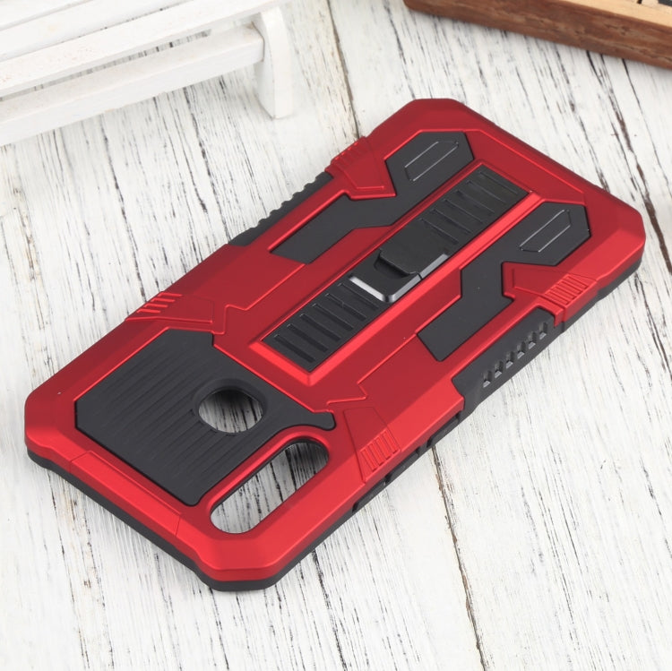 For vivo Y19 Vanguard Warrior All Inclusive Double-color Shockproof TPU + PC Phone Case with Holder