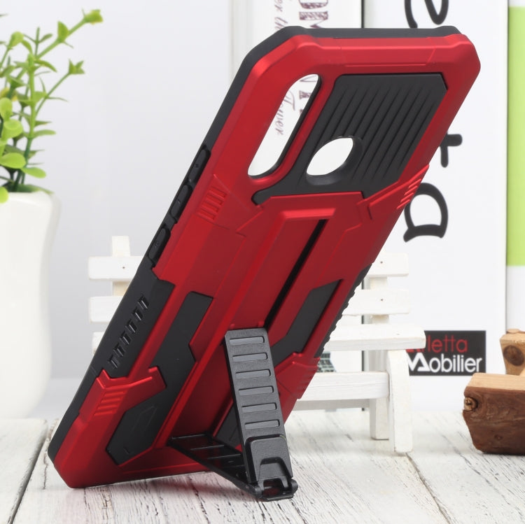 For vivo Y19 Vanguard Warrior All Inclusive Double-color Shockproof TPU + PC Phone Case with Holder