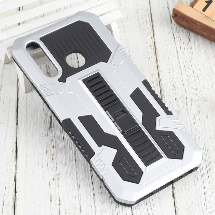 For vivo Y19 Vanguard Warrior All Inclusive Double-color Shockproof TPU + PC Phone Case with Holder