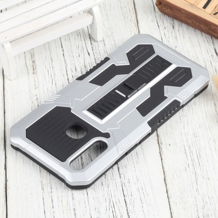 For vivo Y19 Vanguard Warrior All Inclusive Double-color Shockproof TPU + PC Phone Case with Holder