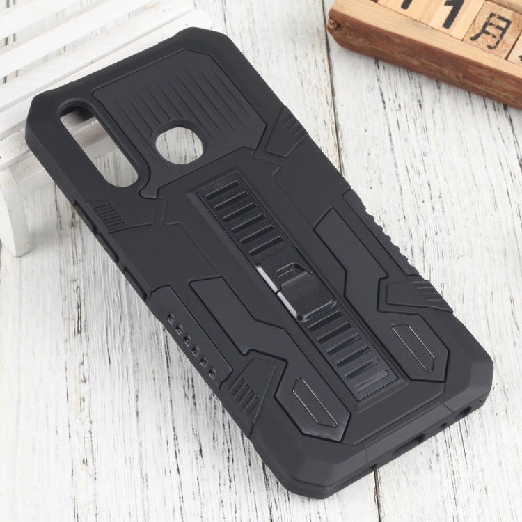 For vivo Y19 Vanguard Warrior All Inclusive Double-color Shockproof TPU + PC Phone Case with Holder