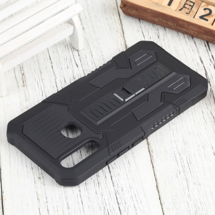 For vivo Y19 Vanguard Warrior All Inclusive Double-color Shockproof TPU + PC Phone Case with Holder