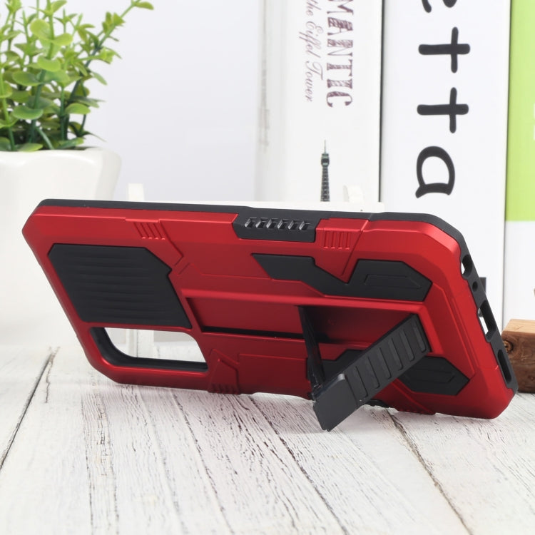 For vivo Y51 2020 December Vanguard Warrior All Inclusive Double-color Shockproof TPU + PC Phone Case with Holder