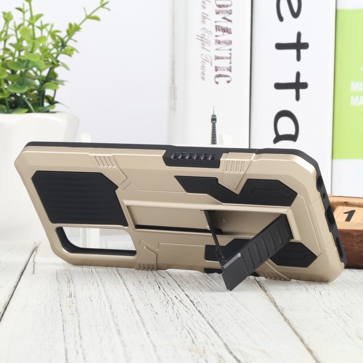 For vivo Y51 2020 December Vanguard Warrior All Inclusive Double-color Shockproof TPU + PC Phone Case with Holder