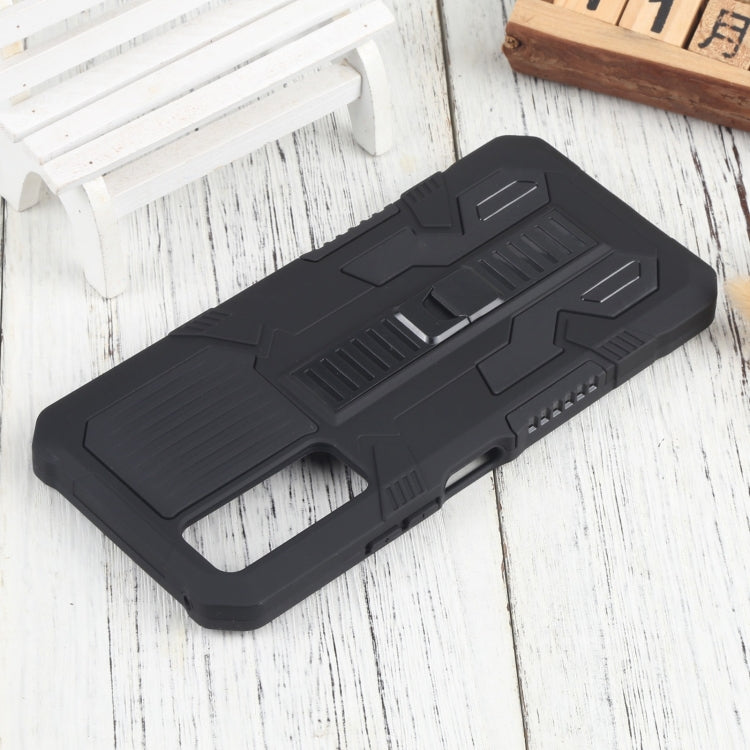 For vivo Y51 2020 December Vanguard Warrior All Inclusive Double-color Shockproof TPU + PC Phone Case with Holder