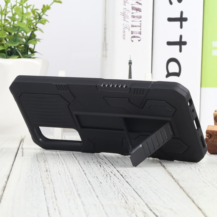 For vivo Y51 2020 December Vanguard Warrior All Inclusive Double-color Shockproof TPU + PC Phone Case with Holder