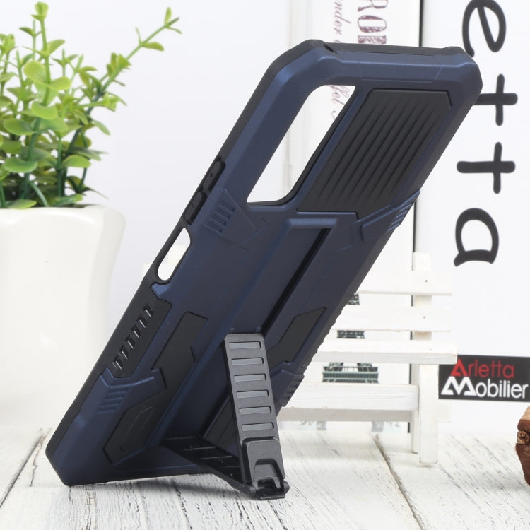 For vivo Y51 2020 December Vanguard Warrior All Inclusive Double-color Shockproof TPU + PC Phone Case with Holder