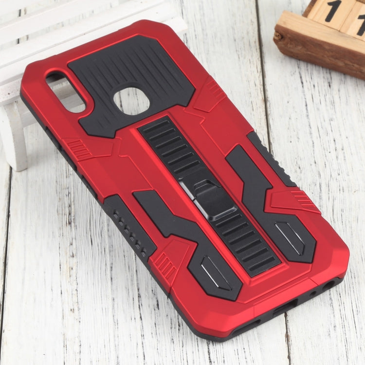 For vivo Y91 Vanguard Warrior All Inclusive Double-color Shockproof TPU + PC Phone Case with Holder