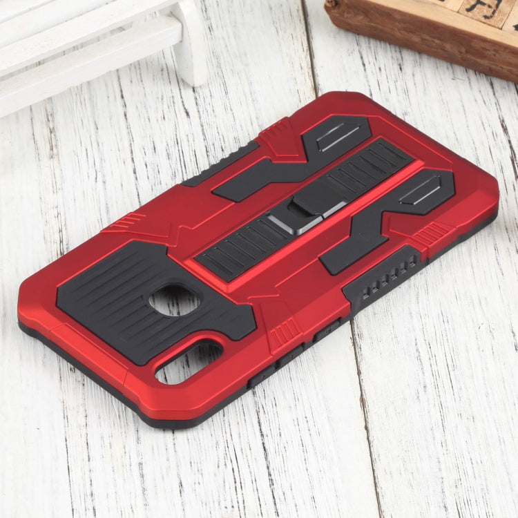 For vivo Y91 Vanguard Warrior All Inclusive Double-color Shockproof TPU + PC Phone Case with Holder