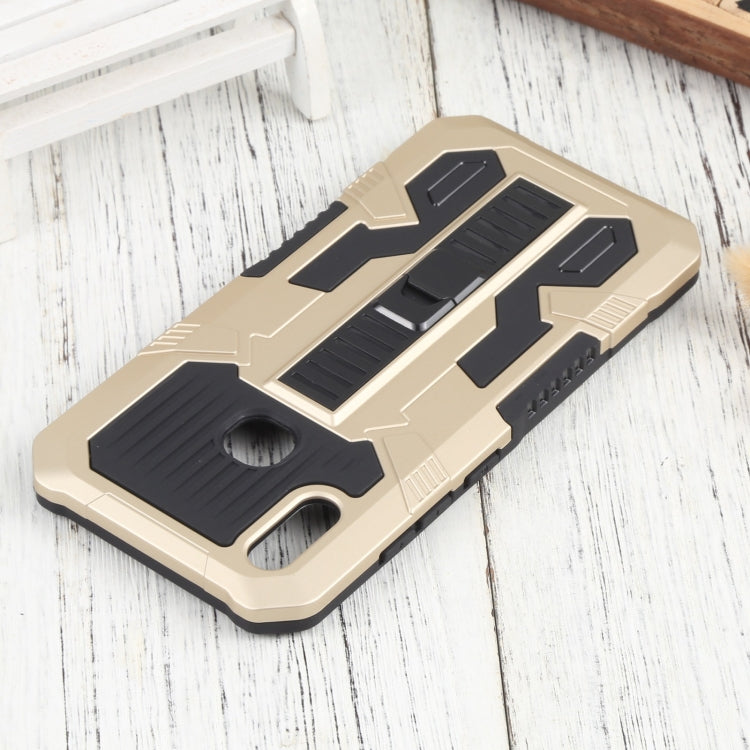 For vivo Y91 Vanguard Warrior All Inclusive Double-color Shockproof TPU + PC Phone Case with Holder