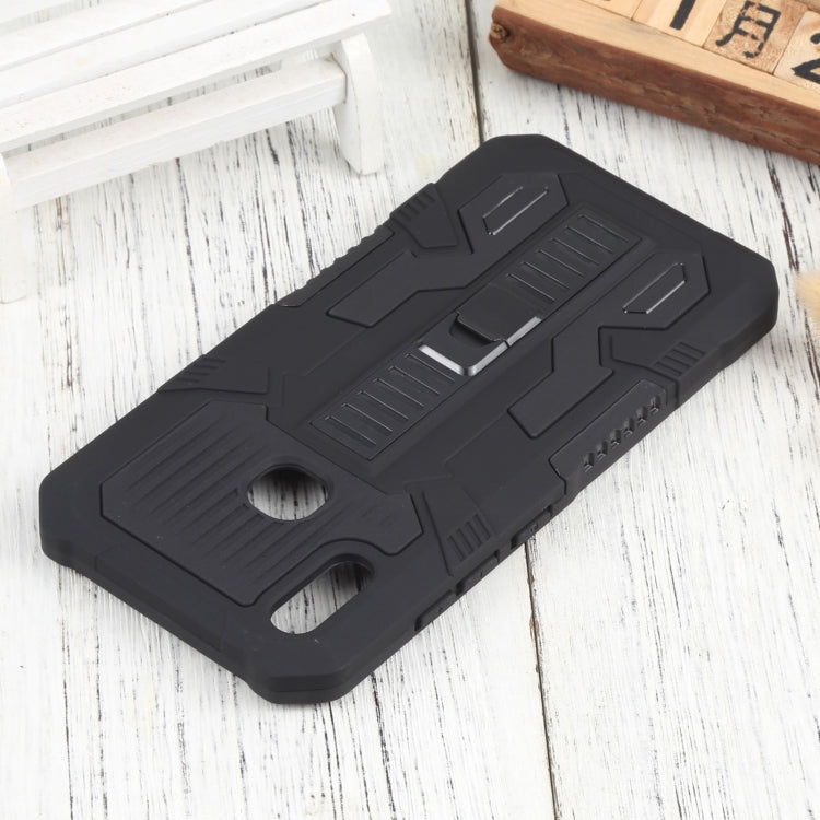 For vivo Y91 Vanguard Warrior All Inclusive Double-color Shockproof TPU + PC Phone Case with Holder