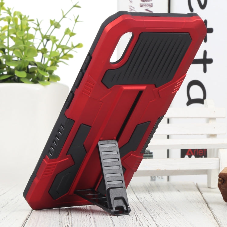 For vivo Y91i Indonesia Version / Y91C Vanguard Warrior All Inclusive Double-color Shockproof TPU + PC Phone Case with Holder