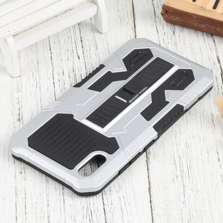 For vivo Y91i Indonesia Version / Y91C Vanguard Warrior All Inclusive Double-color Shockproof TPU + PC Phone Case with Holder