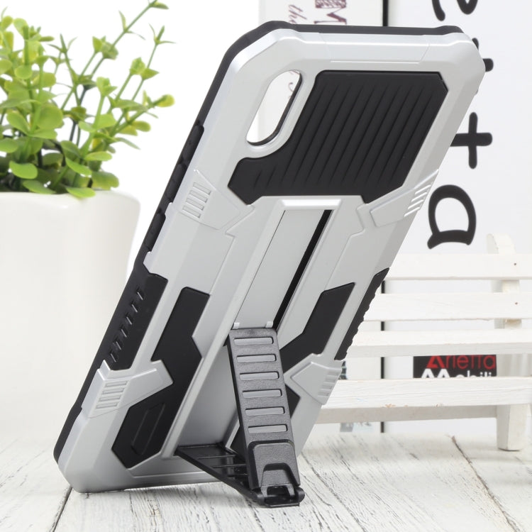 For vivo Y91i Indonesia Version / Y91C Vanguard Warrior All Inclusive Double-color Shockproof TPU + PC Phone Case with Holder