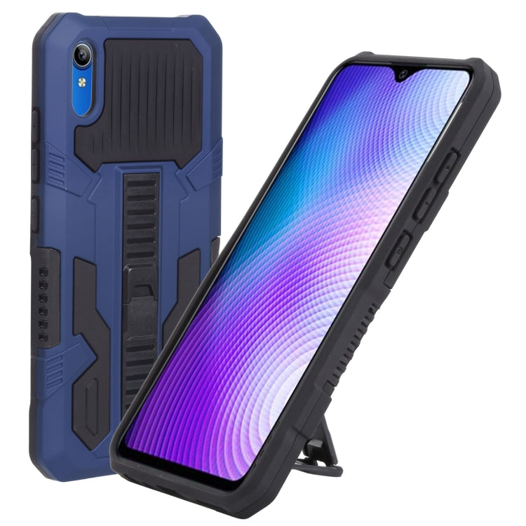For vivo Y91i Indonesia Version / Y91C Vanguard Warrior All Inclusive Double-color Shockproof TPU + PC Phone Case with Holder