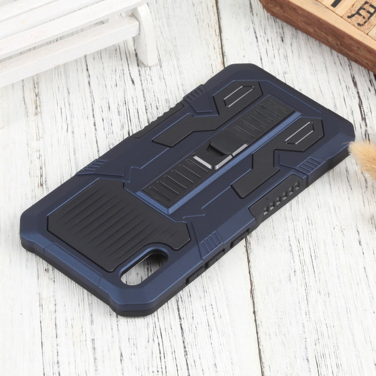 For vivo Y91i Indonesia Version / Y91C Vanguard Warrior All Inclusive Double-color Shockproof TPU + PC Phone Case with Holder