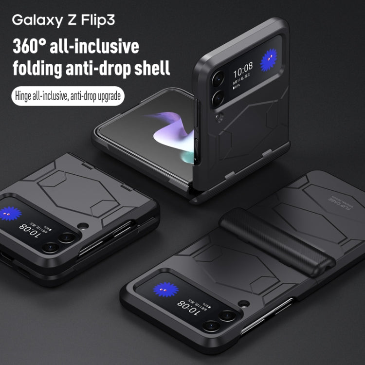 For Samsung Galaxy Z Flip3 5G Battle Armor Anti-drop PC Phone Case