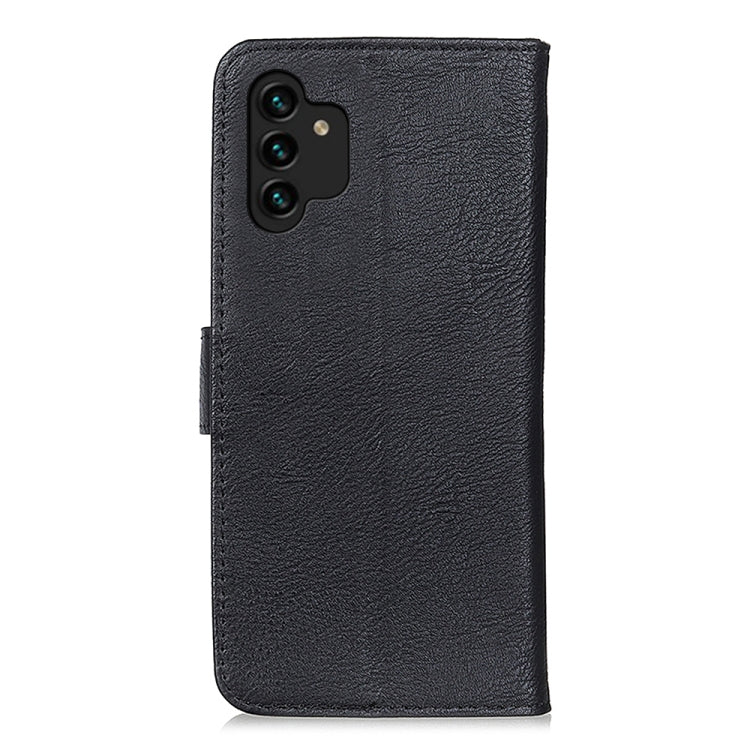 For Samsung Galaxy A13 4G KHAZNEH Cowhide Texture Horizontal Flip Leather Phone Case