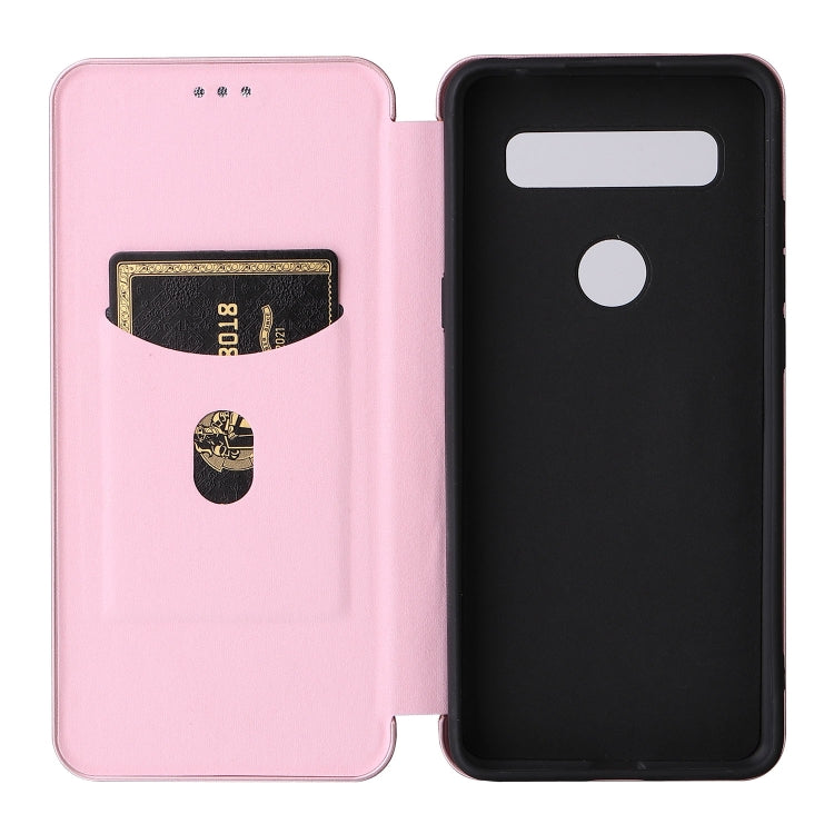 For TCL 10 SE Carbon Fiber Texture Leather Phone Case with Card Slot
