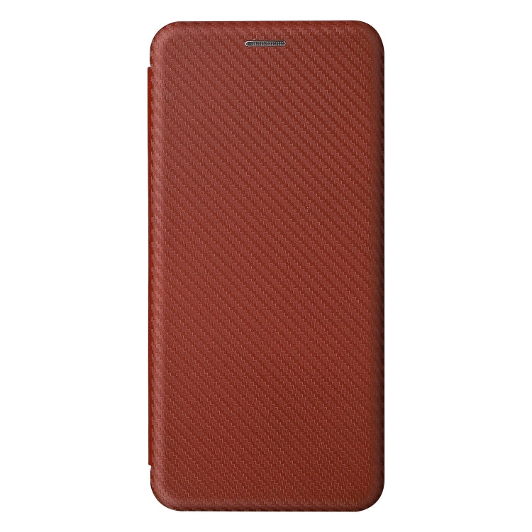 For TCL 10 SE Carbon Fiber Texture Leather Phone Case with Card Slot