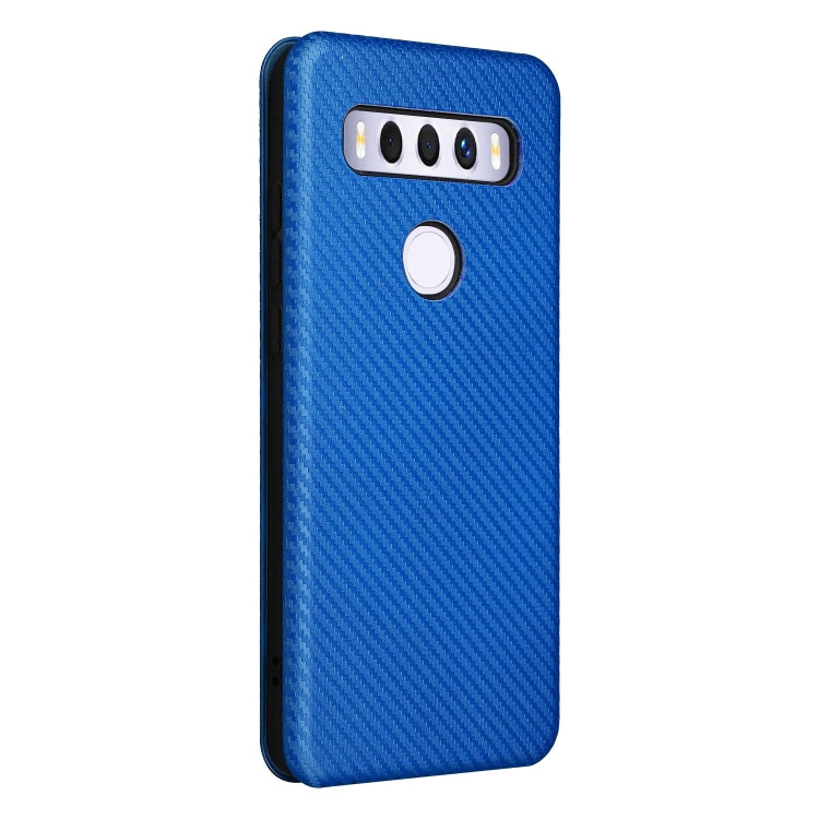 For TCL 10 SE Carbon Fiber Texture Leather Phone Case with Card Slot