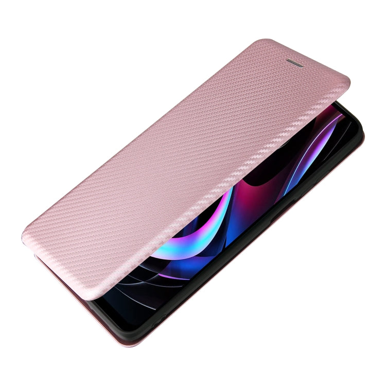 For Motorola Edge 2021 Carbon Fiber Texture Leather Phone Case with Card Slot