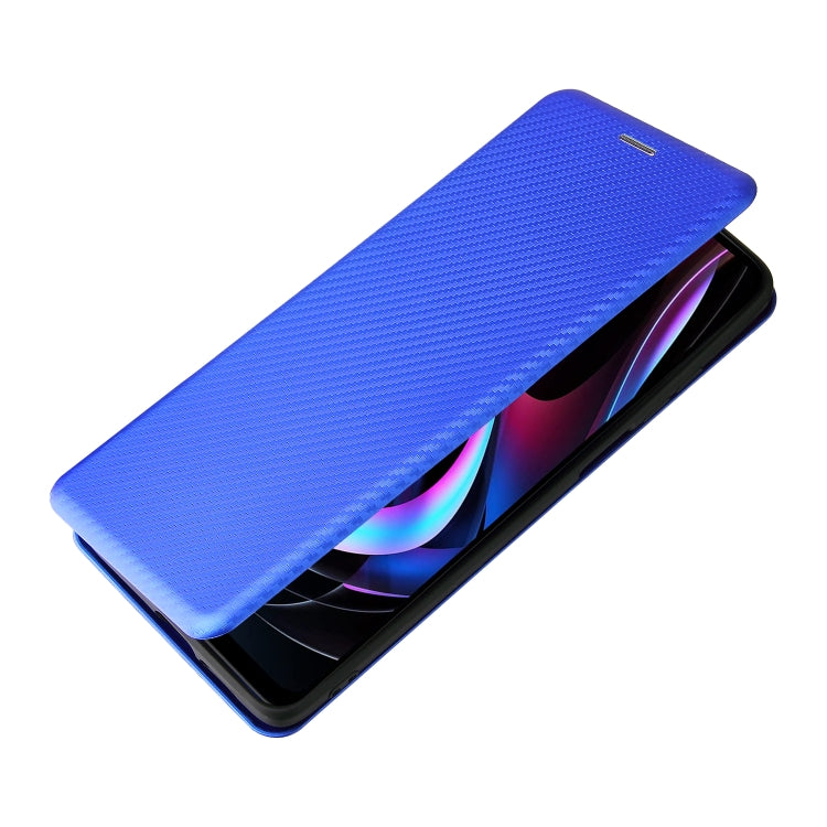 For Motorola Edge 2021 Carbon Fiber Texture Leather Phone Case with Card Slot