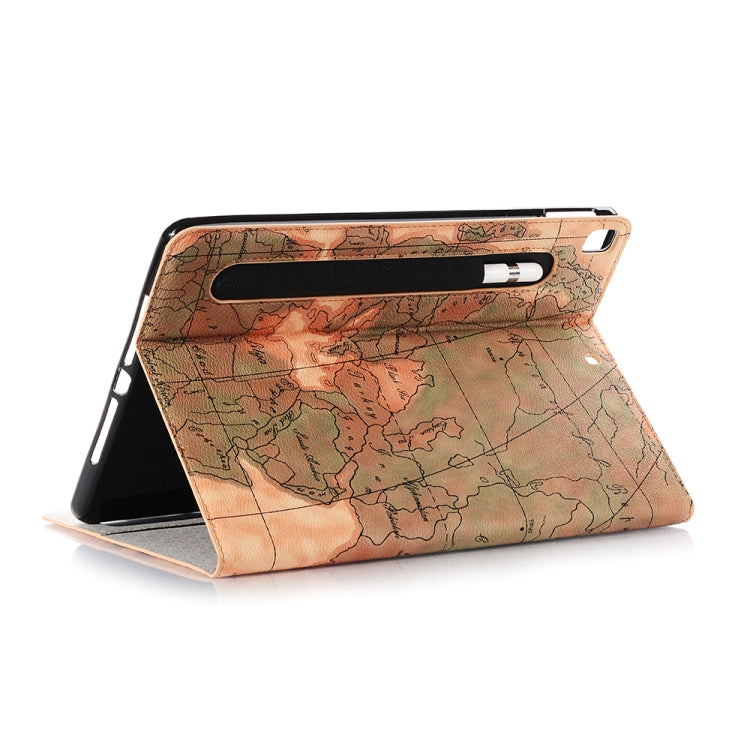 For iPad 10.2 / 10.5 Map Texture Horizontal Flip Leather Case with Holder & Card Slots & Wallet, Random Texture Delivery