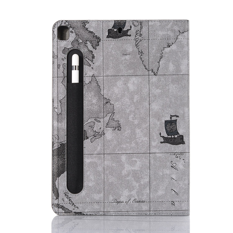 For iPad 10.2 / 10.5 Map Texture Horizontal Flip Leather Case with Holder & Card Slots & Wallet, Random Texture Delivery