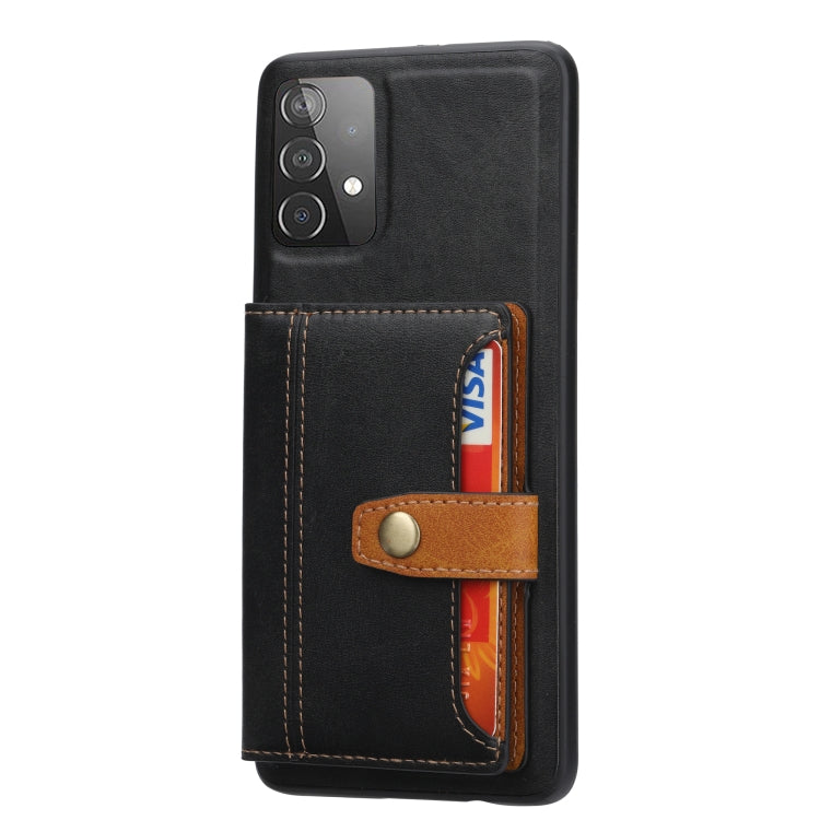 For Samsung Galaxy A33 5G Calfskin Color Matching TPU + PU Phone Case