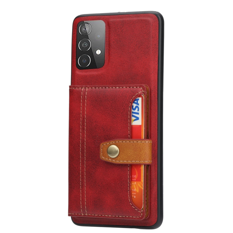For Samsung Galaxy A53 5G Calfskin Color Matching TPU + PU Phone Case
