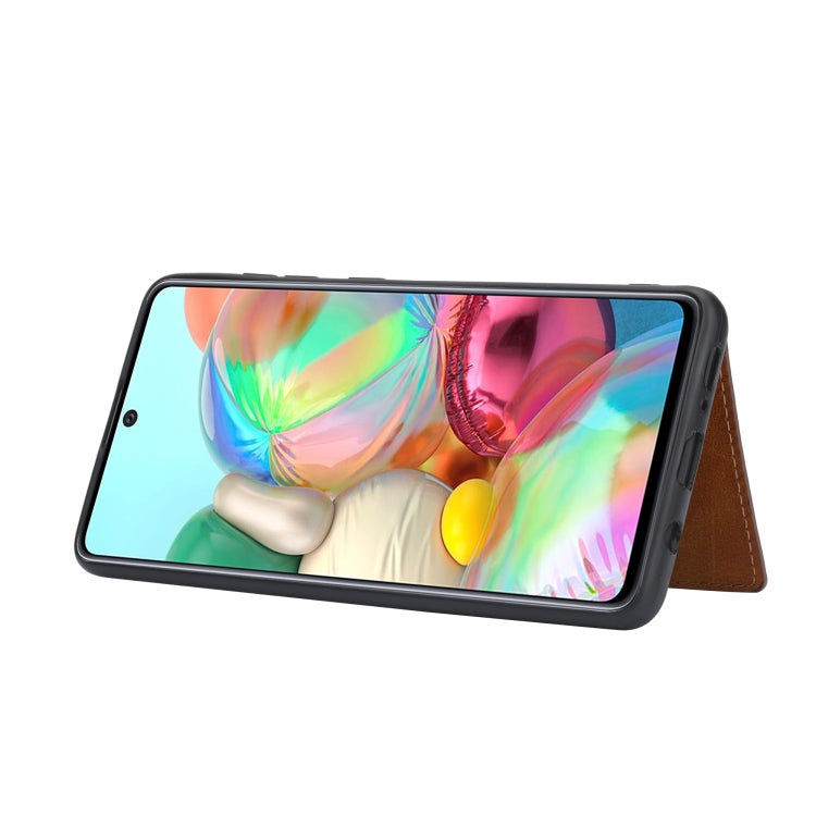For Samsung Galaxy A53 5G Calfskin Color Matching TPU + PU Phone Case