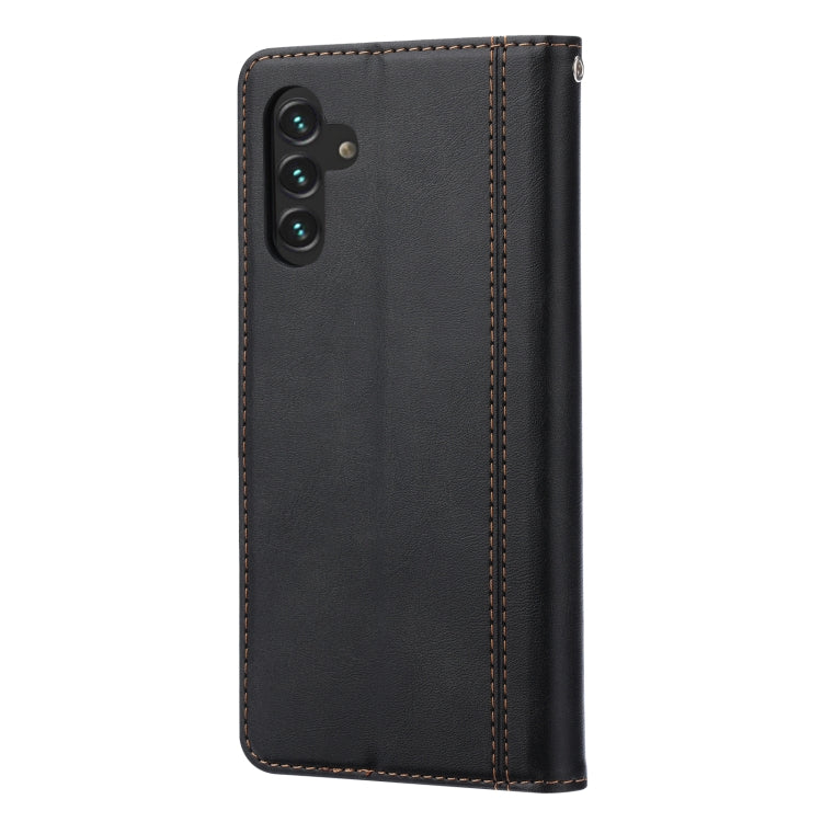 For Samsung Galaxy A13 5G Calf Texture Double Fold Leather Phone Case