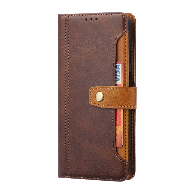 For Samsung Galaxy A13 5G Calf Texture Double Fold Leather Phone Case