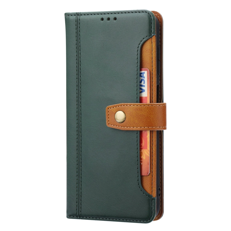 For Samsung Galaxy A13 5G Calf Texture Double Fold Leather Phone Case