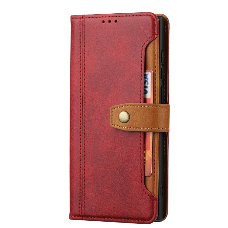 For Samsung Galaxy S22 Ultra 5G Calf Texture Double Fold Leather Phone Case